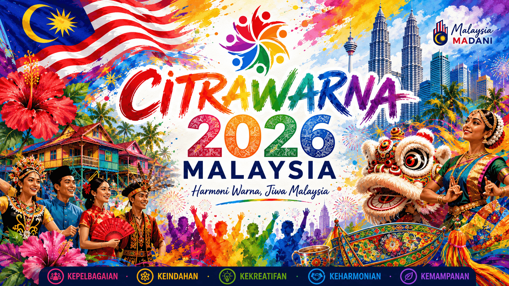 Colourful Malaysian Food: A Citrawarna-Inspired Catering Spread