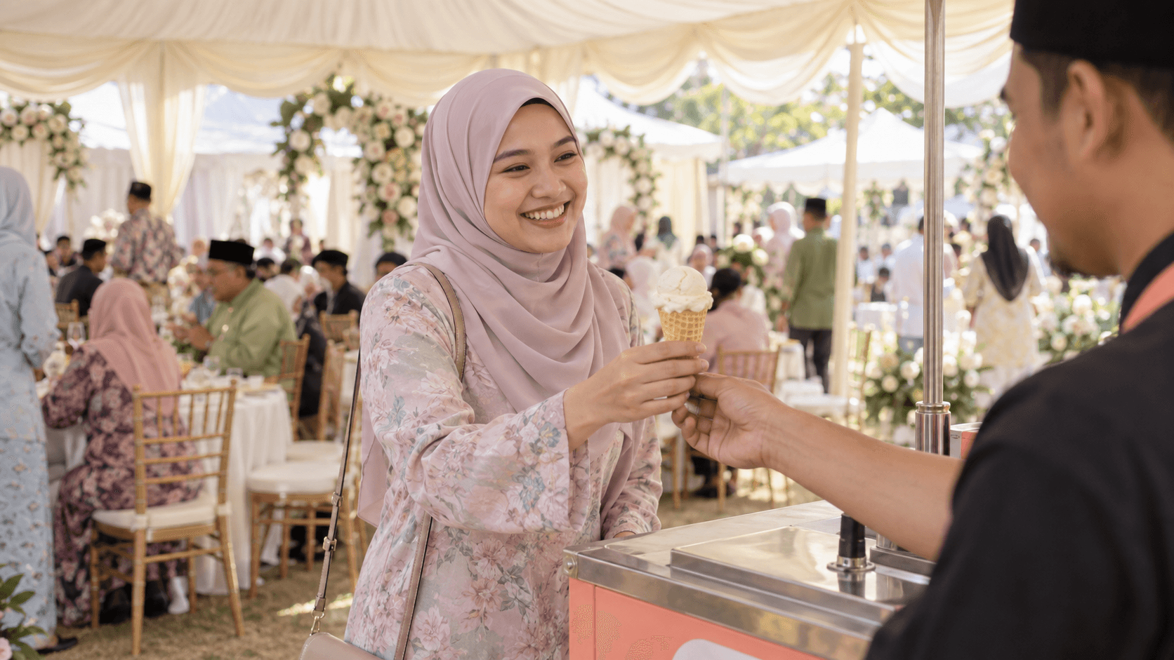 Aiskrim untuk Majlis Perkahwinan dan Kenduri: Cara Tempah dan Berapa Biji Seorang