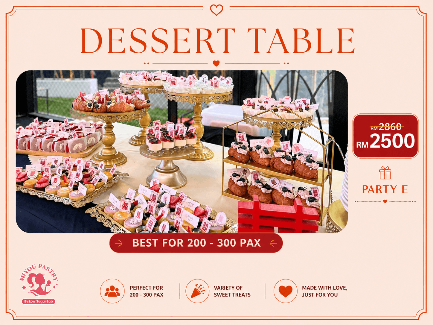 Dessert Table Party Package E