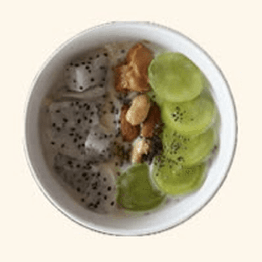 Dragonfruit Grape Overnight Oats