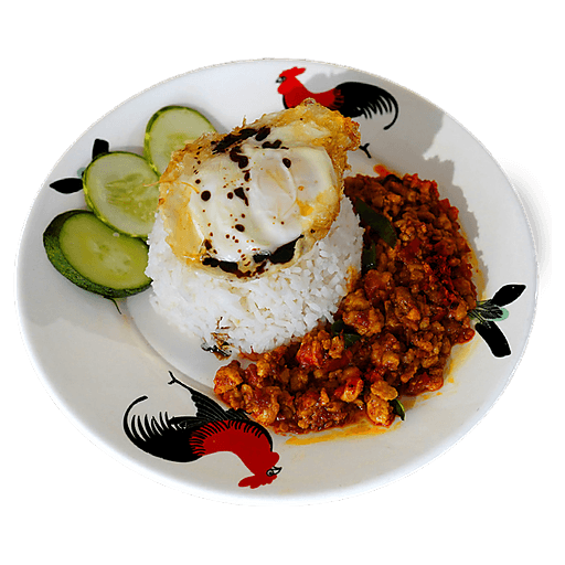 Spicy Chicken Balado Rice