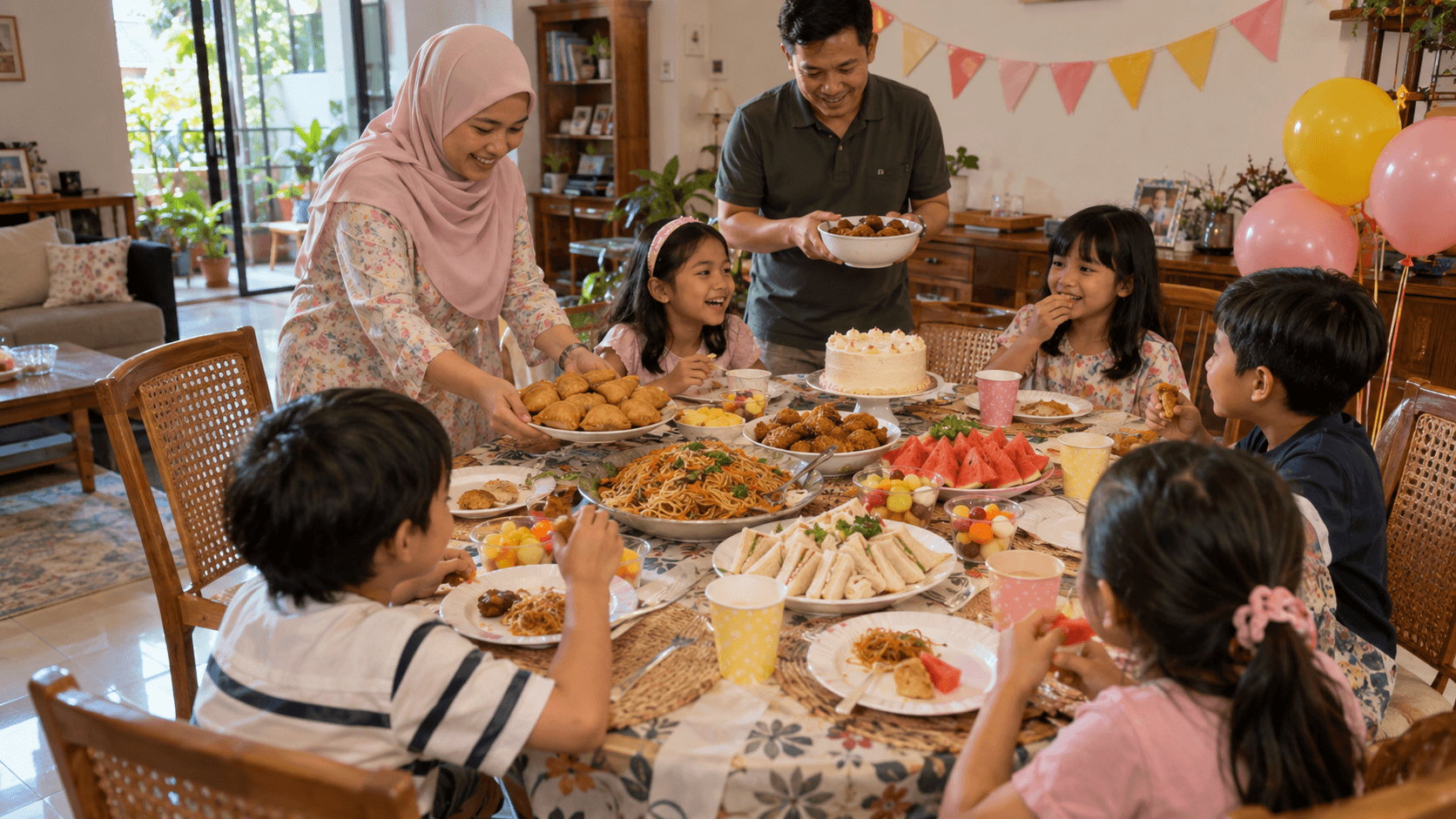 Katering Parti Hari Jadi Kanak-Kanak di KL: Menu Halal, Kuantiti dan Waktu Hidang