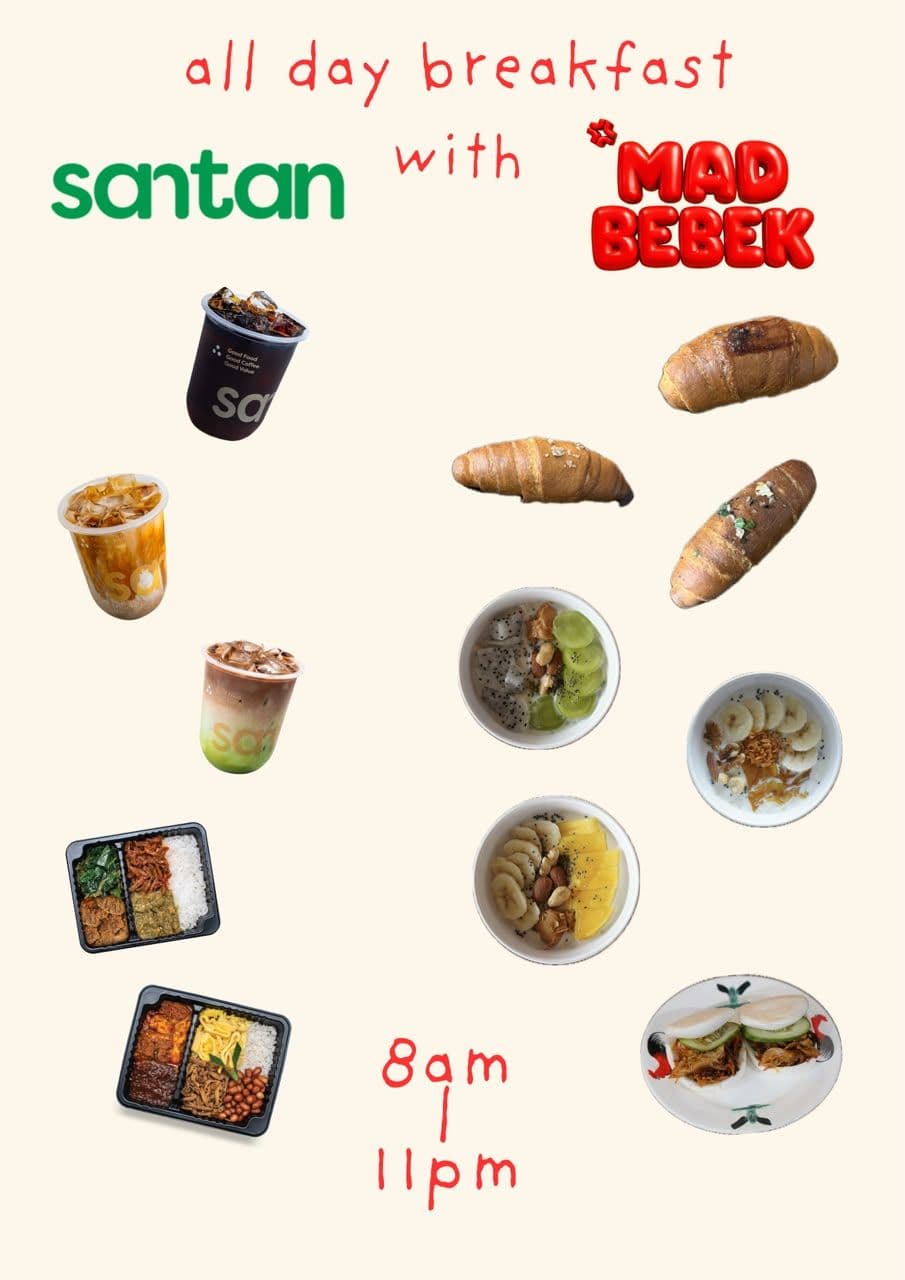 Santan X Mad Bekbek All-Day Breakfast